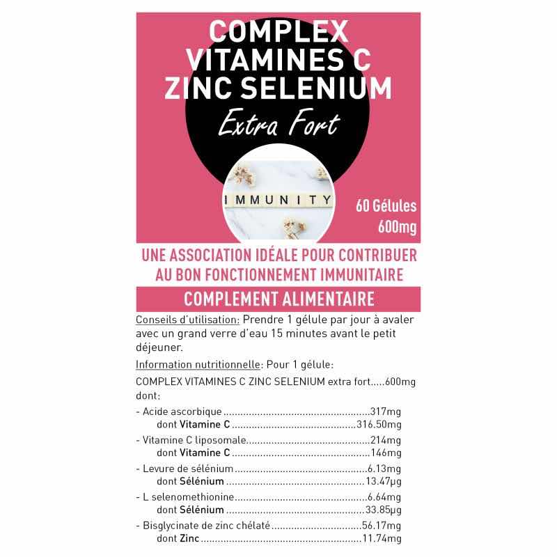 Complexe Vitamine C / Zinc / Selenium